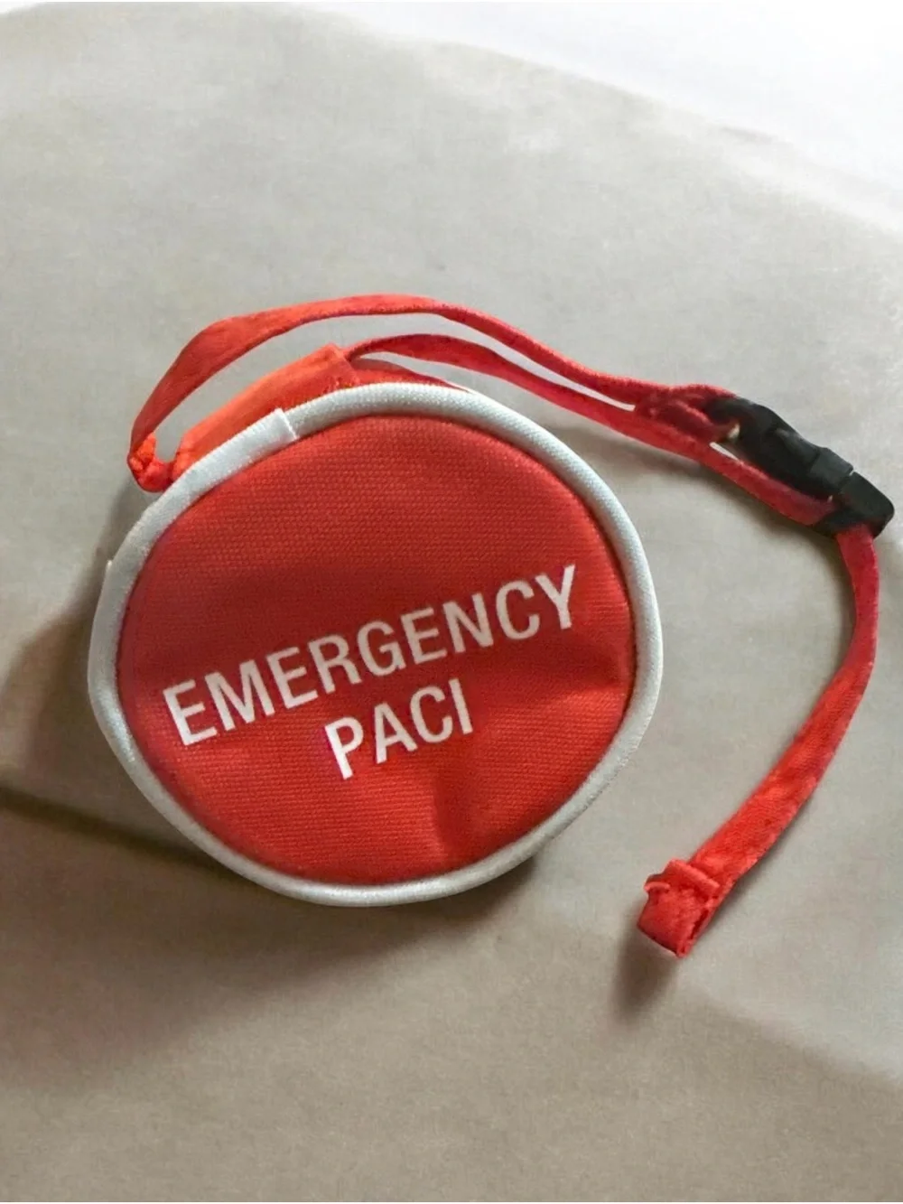 Emergency Paci Holder Pouch - Red 1406